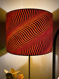 Double-sided ‘Light As A Feather’ Ankara cotton lampshade
