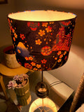 Double-sided ‘Cherry Blossom Girl’ Japanese cotton lampshade