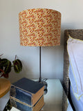 Double-sided 'Golden Brown' lampshade incorporating Liberty of London floral fabric