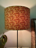 Double-sided 'Golden Brown' lampshade incorporating Liberty of London floral fabric