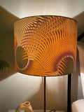 double-sided ‘the fire inside’ ankara print lampshade