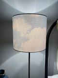 Single-sided 'Cloud' fabric lampshade