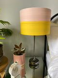Double-sided ‘Rhubarb & Custard’ lampshade