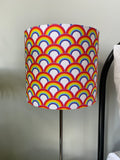 Single-sided 'Rainbow' print lampshade