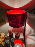 Double-sided ‘Baby, You’re a Firework’ multicoloured Ankara print lampshade