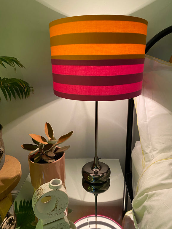 Double-sided ‘Fruit Salad’ lampshade