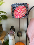 Double-sided ‘Chrysanthemum’ Ankara print lampshade