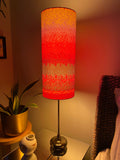Single-sided cylinder ‘Hellraiser’ Ankara print fabric lampshade