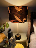 Double-sided ‘Cranes In The Sky’ Japanese cotton lampshade