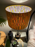 Double-sided ‘Liquorice Allsorts’ Ankara print lampshade