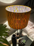 Double-sided ‘Liquorice Allsorts’ Ankara print lampshade