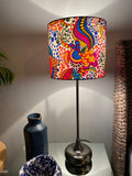 Single-sided ‘Colour Pop’ bubble, floral pattern Ankara lampshade