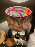 Double-sided ‘Evening in Amsterdam’ Ankara print lampshade