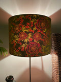 Double-sided ‘Goodnight Rose’ Ankara print lampshade