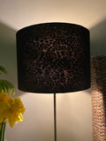 Double-sided ‘Black Cat’ print lampshade