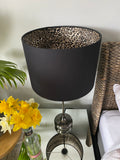 Double-sided ‘Black Cat’ print lampshade