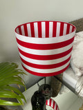 double-sided ‘summer duel’ gingham lampshade