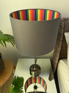double-sided 'pride 2022' graphic print lampshade